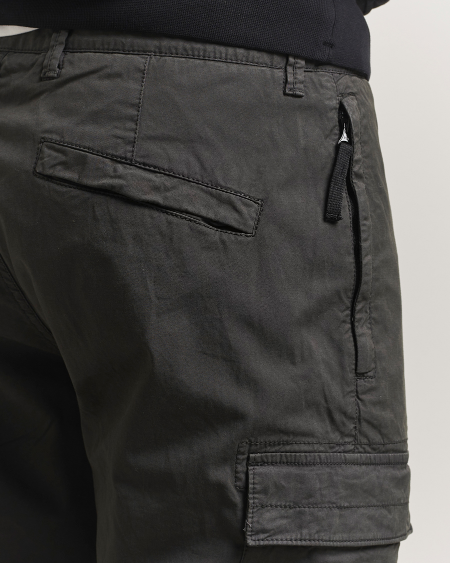 Herre | Bukser | Stone Island | Supima Cotton Stretch Cargo Trousers Lead Grey