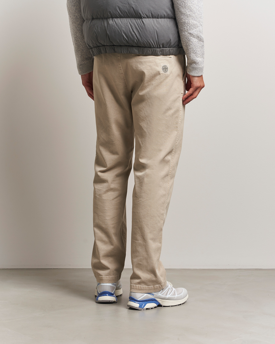 Herre | Bukser | Stone Island | Cotton Twill Stretch Chino Desert