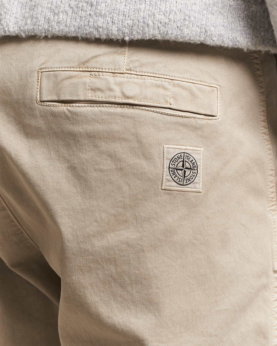 Herre | Bukser | Stone Island | Cotton Twill Stretch Chino Desert