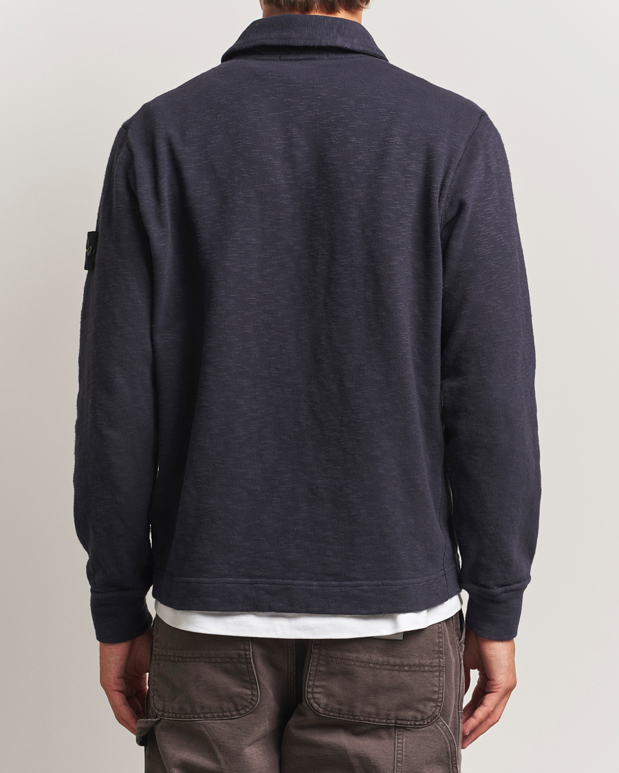Herre | Gensere | Stone Island | Vanisé Brushed Heavy Cotton Polo Ink