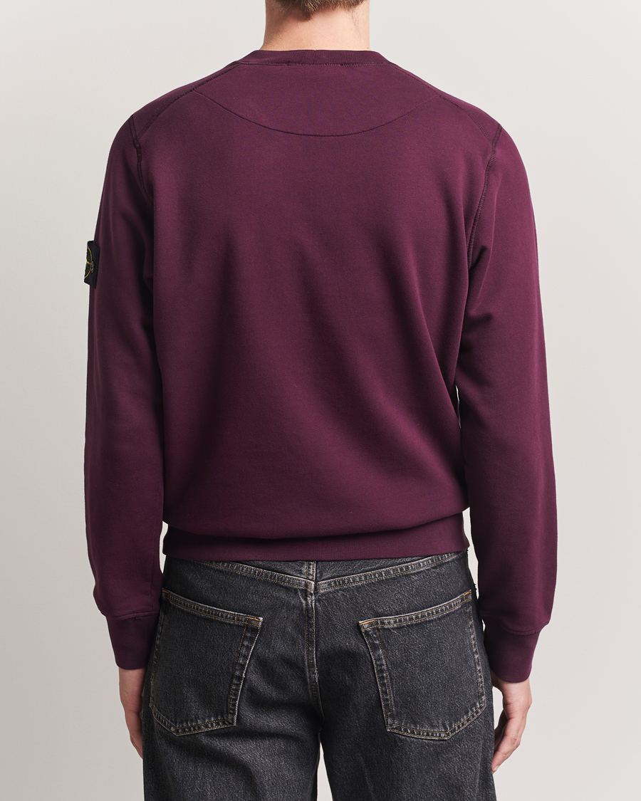 Herre | Gensere | Stone Island | Garment Dyed Fleece Sweatshirt Amaranth