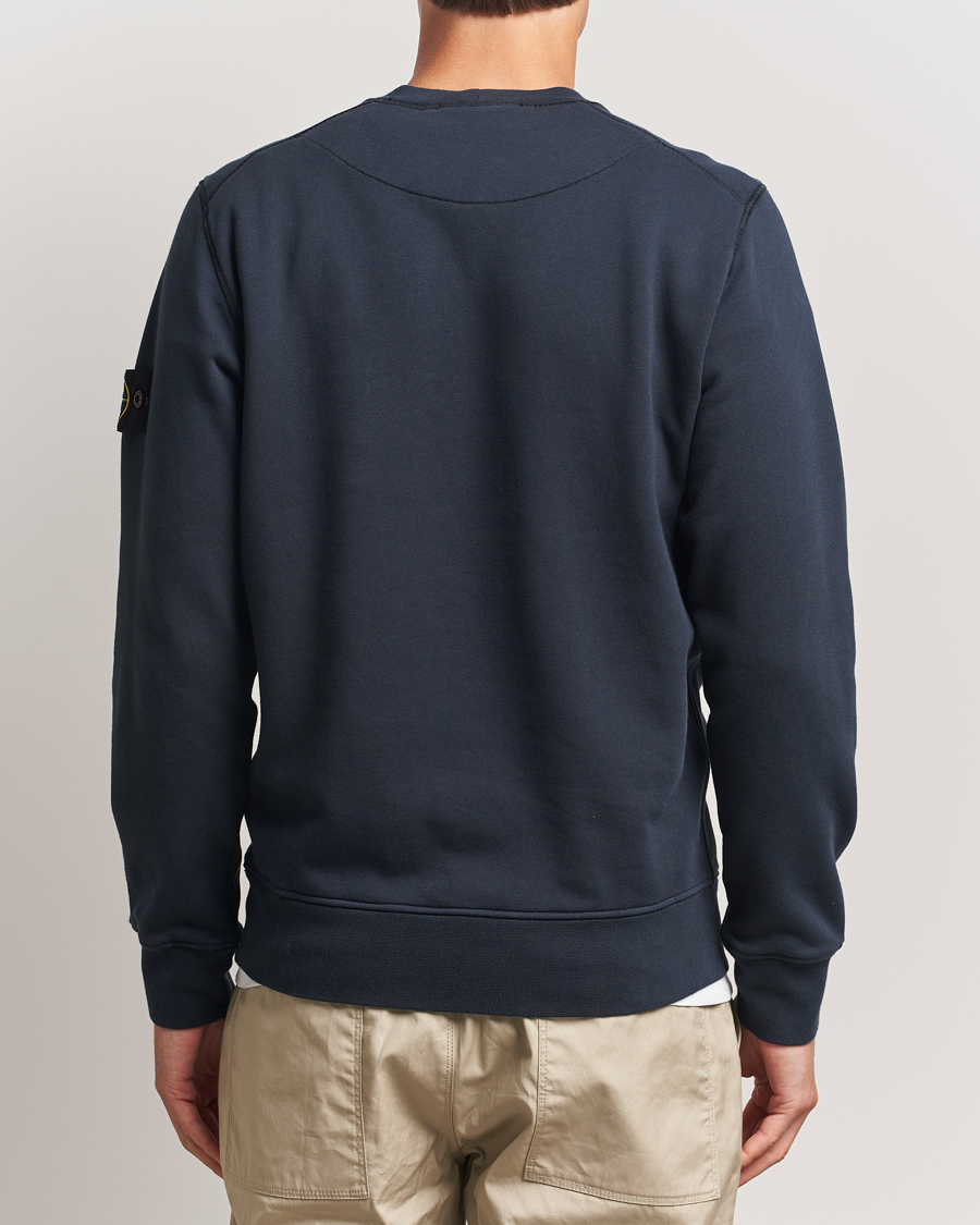 Herre | Gensere | Stone Island | Garment Dyed Fleece Sweatshirt Navy