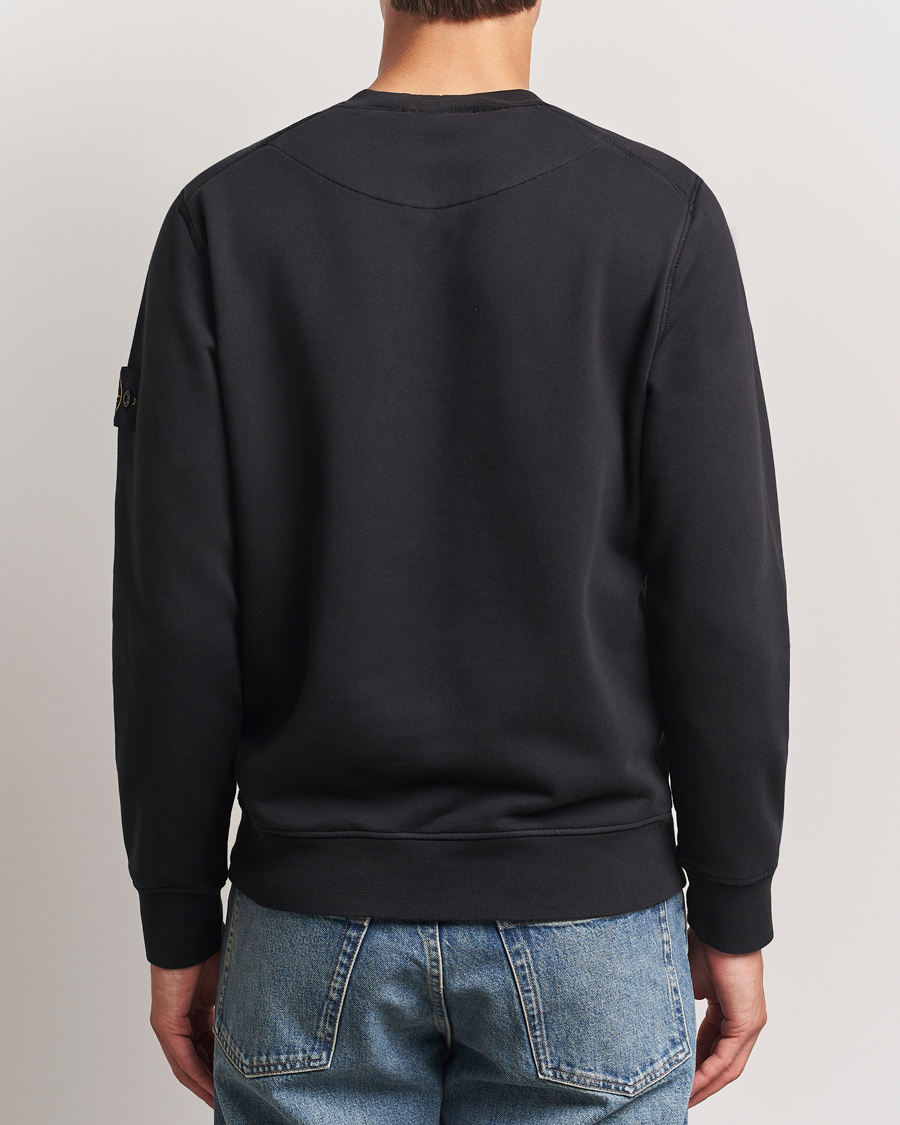 Herre | Gensere | Stone Island | Garment Dyed Fleece Sweatshirt Black