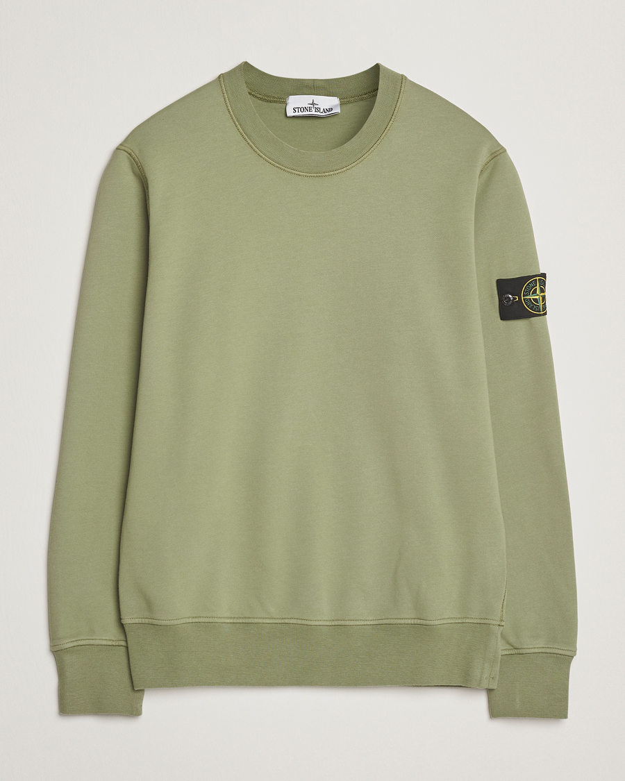 Herre | Gensere | Stone Island | Garment Dyed Fleece Sweatshirt Sage