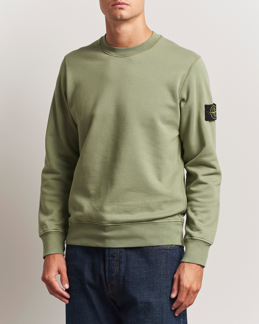 Herre | Gensere | Stone Island | Garment Dyed Fleece Sweatshirt Sage