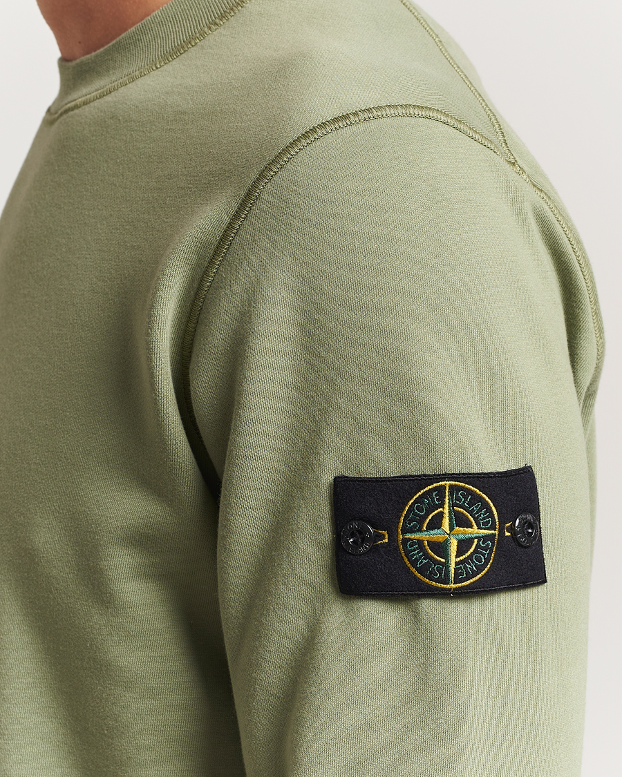 Herre | Gensere | Stone Island | Garment Dyed Fleece Sweatshirt Sage