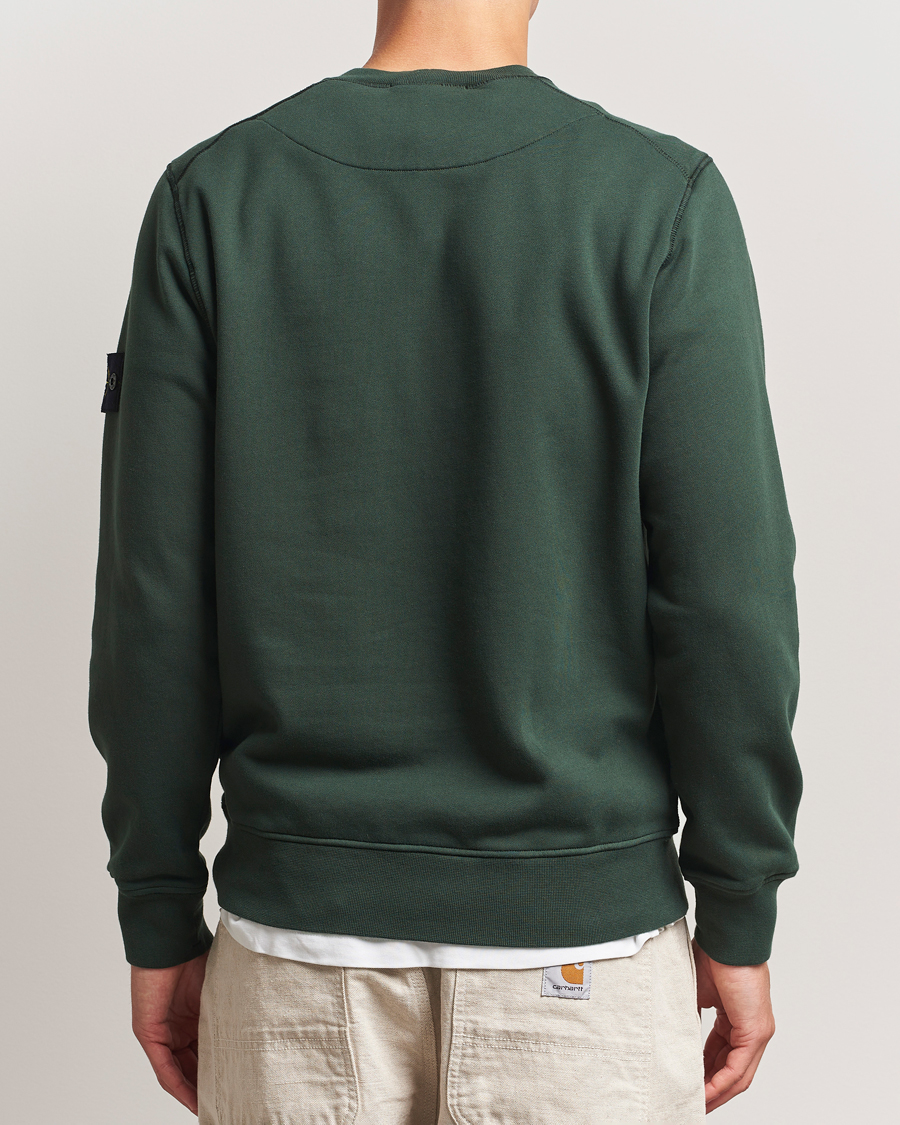 Herre | Gensere | Stone Island | Garment Dyed Fleece Sweatshirt Juniper