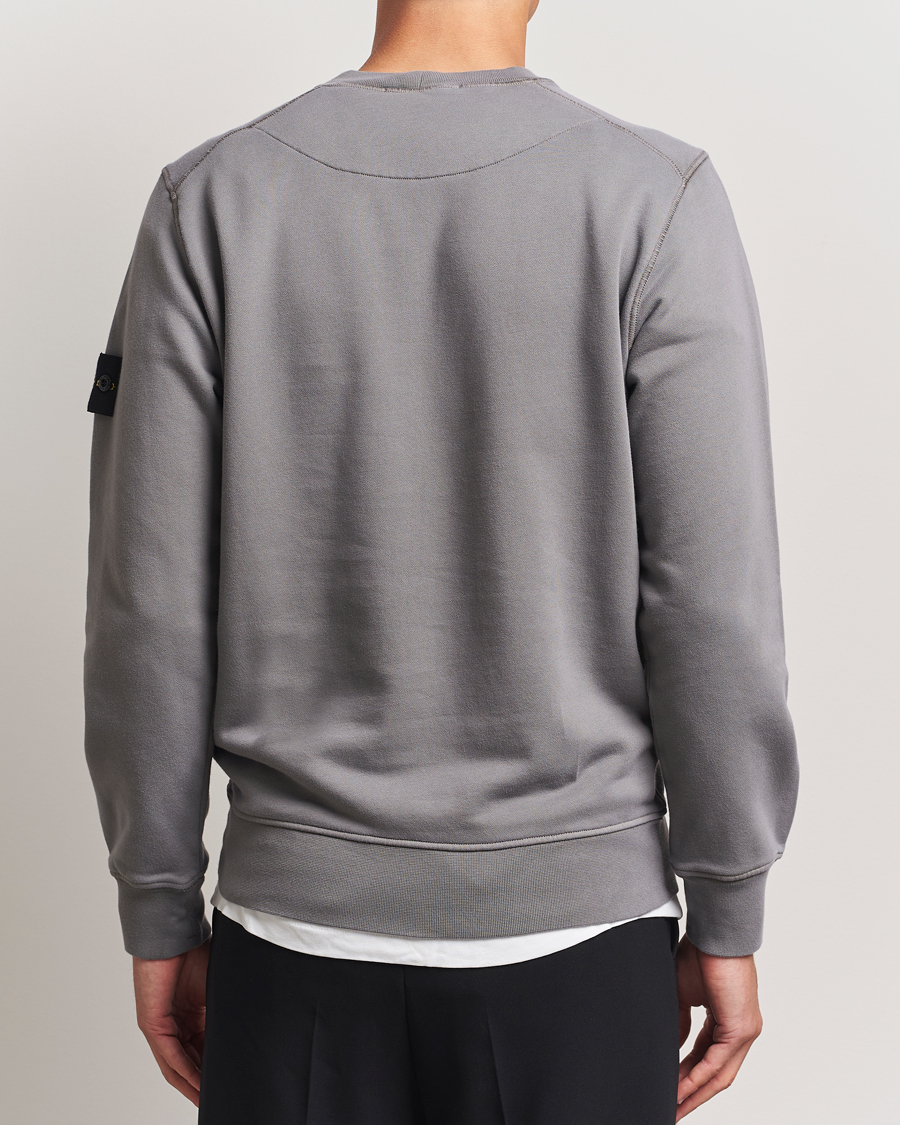 Herre | Gensere | Stone Island | Garment Dyed Fleece Sweatshirt Cement
