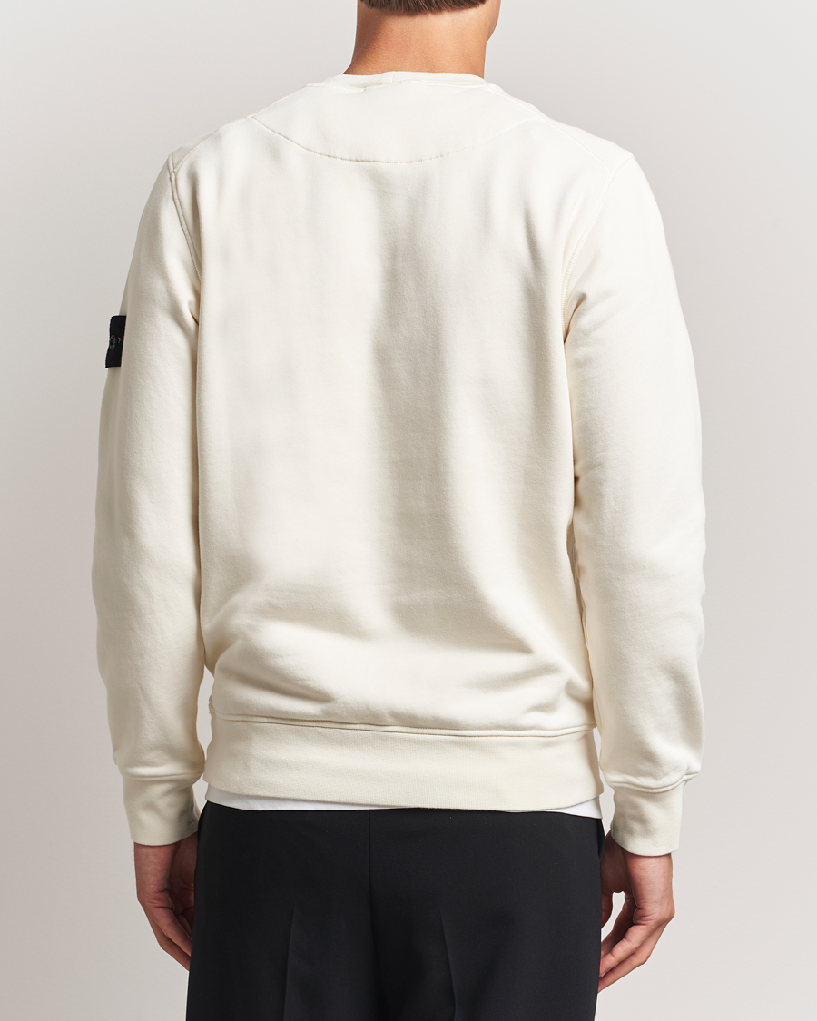 Herre | Gensere | Stone Island | Garment Dyed Fleece Sweatshirt Ivory