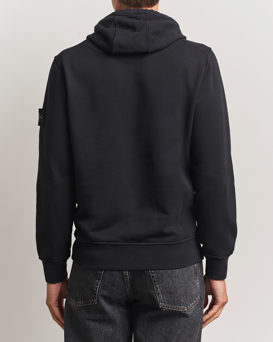 Herre | Gensere | Stone Island | Garment Dyed Fleece Hood Black