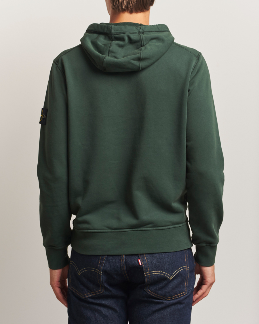 Herre | Gensere | Stone Island | Garment Dyed Fleece Hood Juniper