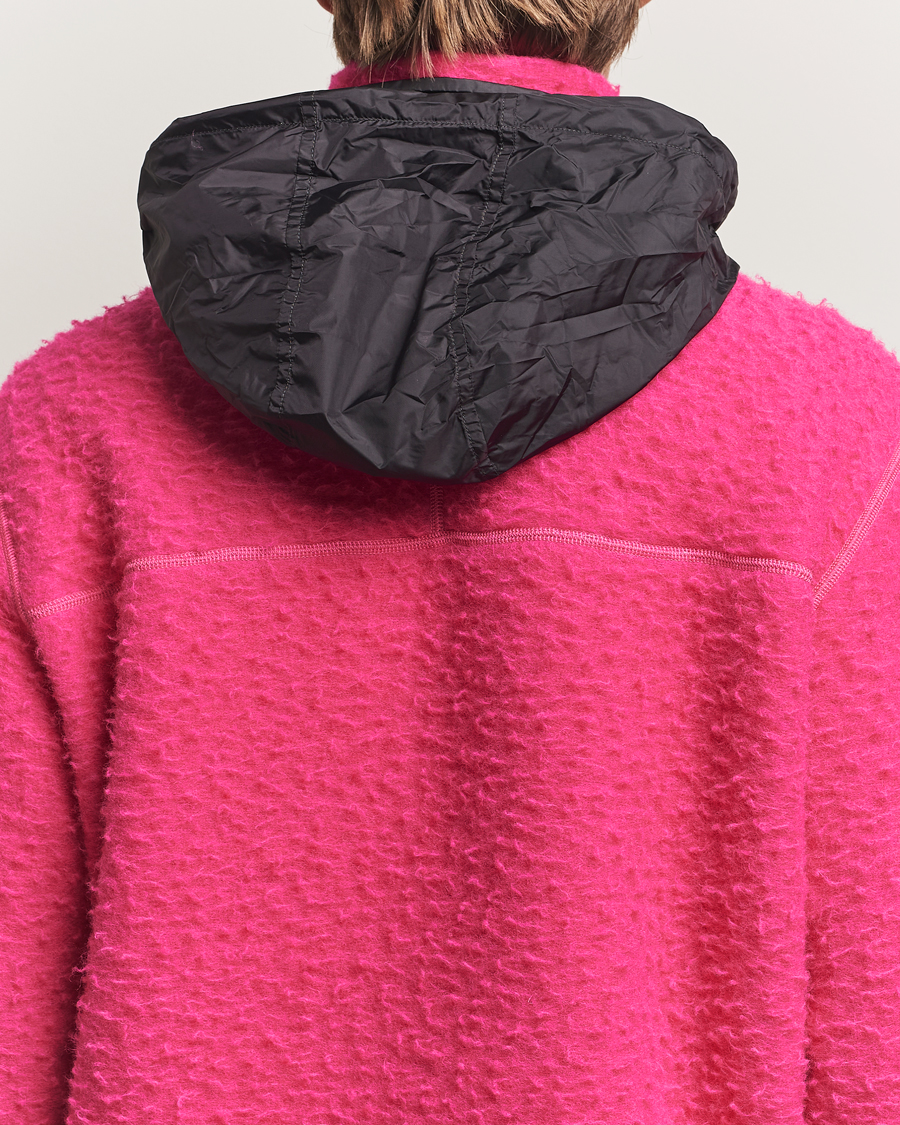 Herre | Gensere | Stone Island | Marina Ratteen Wool Half-Zip Fuxia