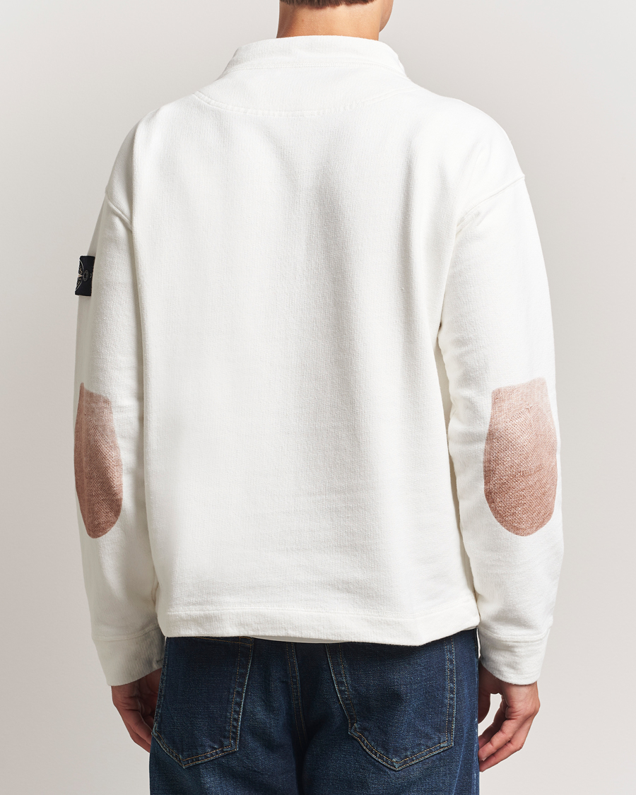 Herre | Gensere | Stone Island | RAW Knitted Cotton Crew Neck Natural
