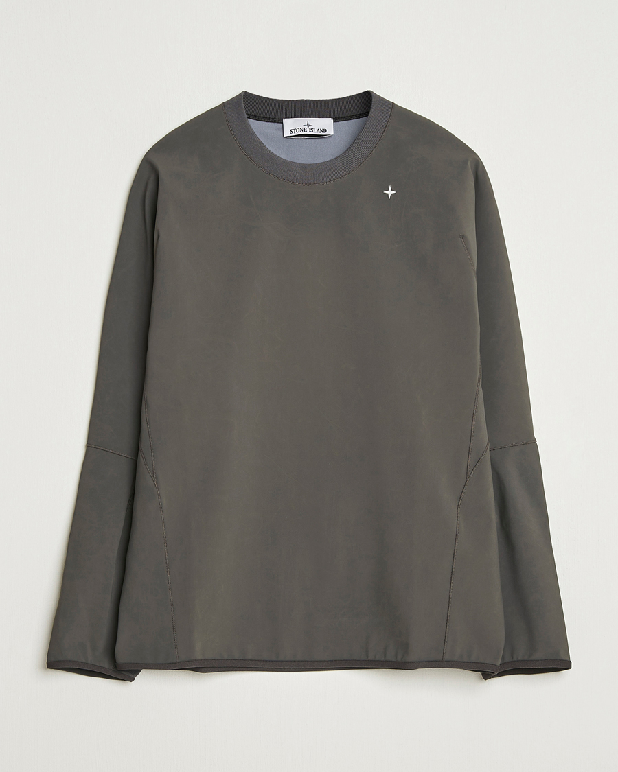 Herre | Gensere | Stone Island | Stellina Technical Jersey Sweatshirt Lead Grey