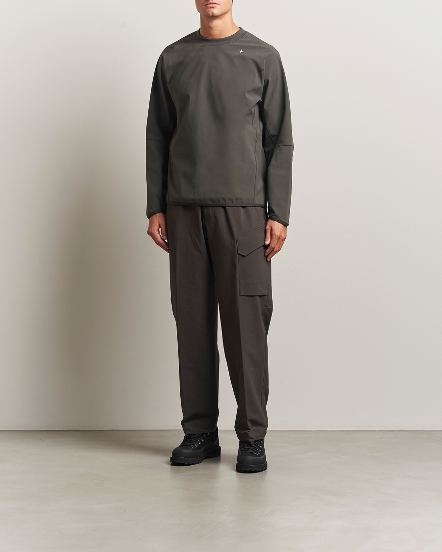 Herre | Gensere | Stone Island | Stellina Technical Jersey Sweatshirt Lead Grey