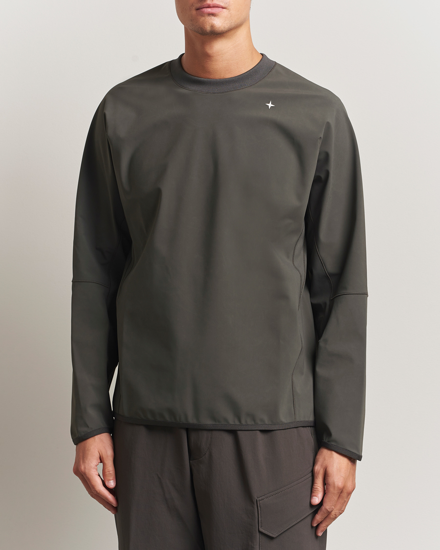Herre | Gensere | Stone Island | Stellina Technical Jersey Sweatshirt Lead Grey