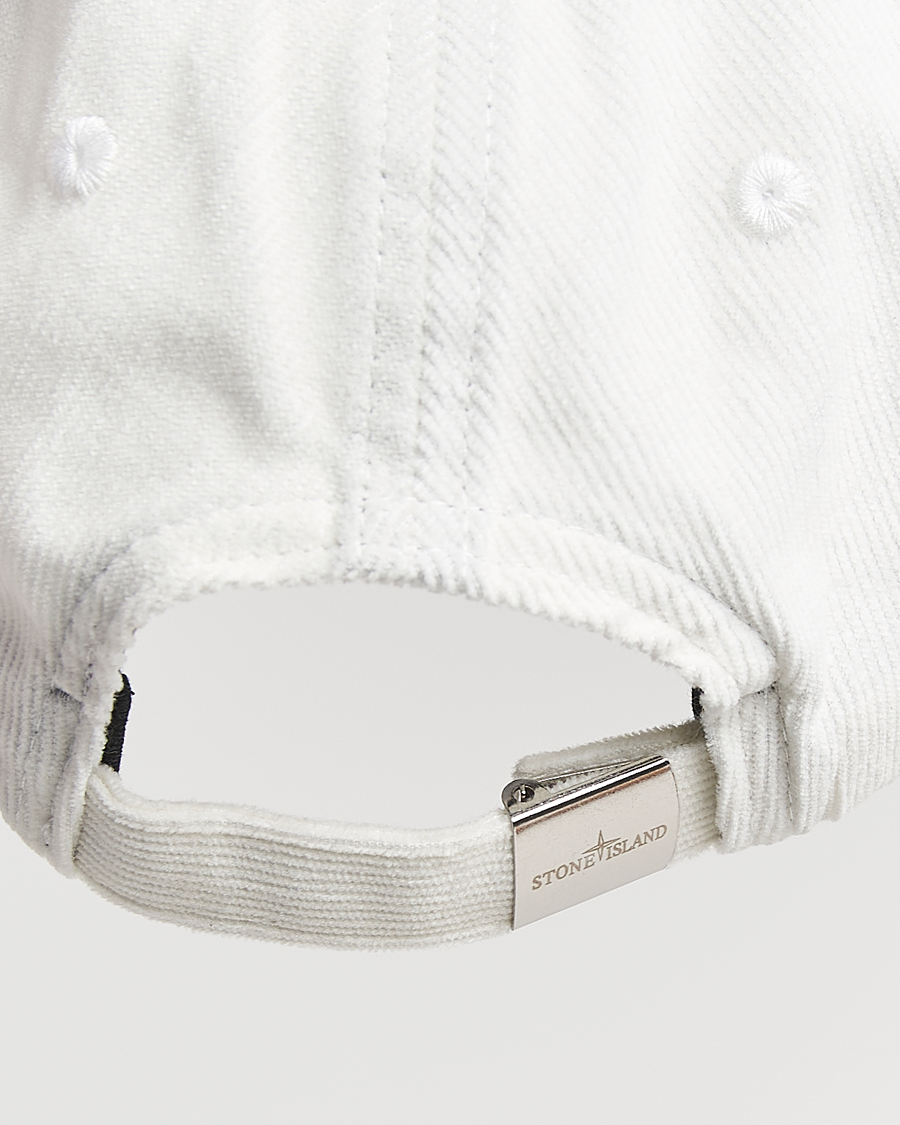 Herre | Hatter og capser | Stone Island | Micro Cord Cotton Cap Ivory