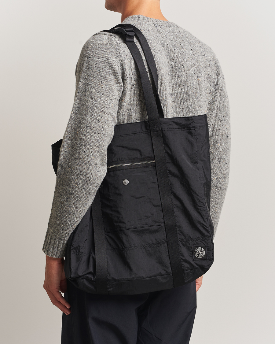 Herre | Vesker | Stone Island | Nylon Metal Tote Black