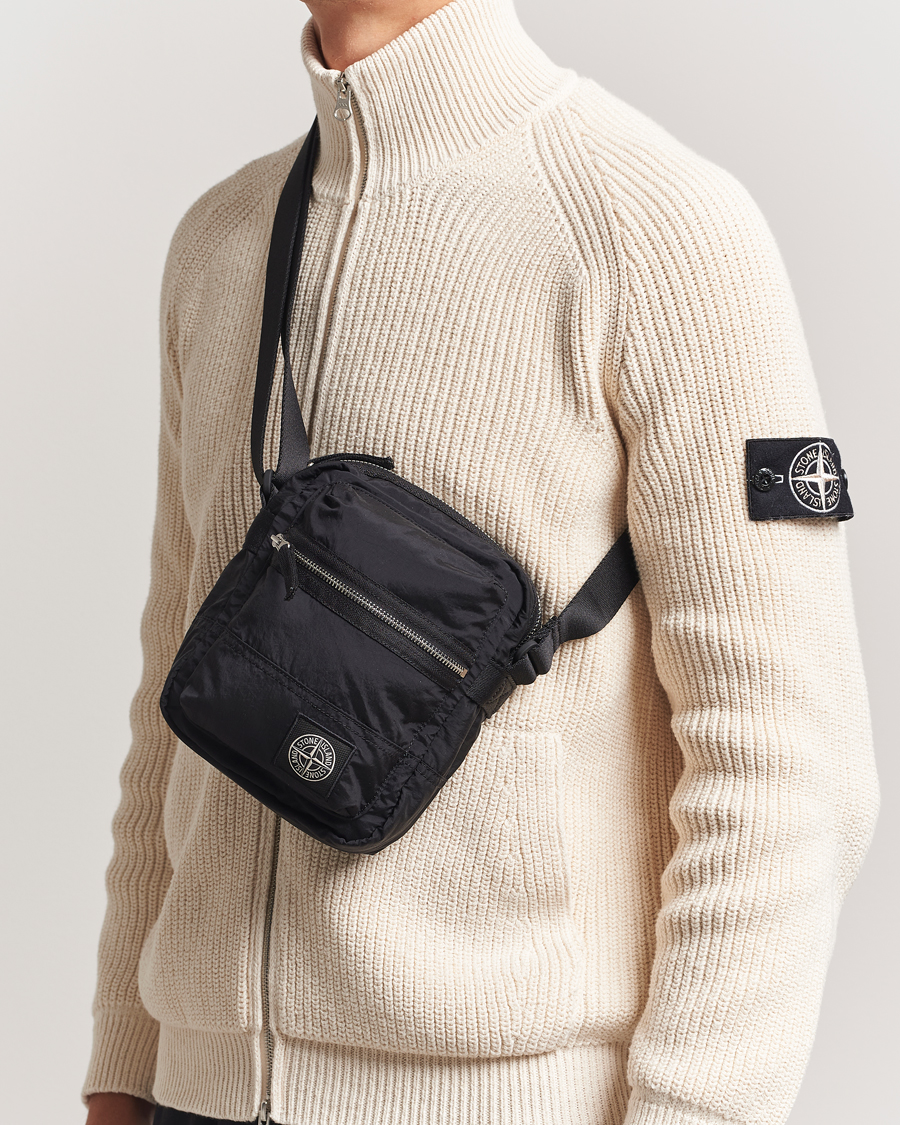 Herre | Vesker | Stone Island | Nylon Metal Shoulder Pouch Black