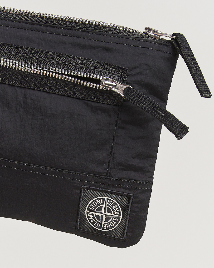Herre | Lommebøker | Stone Island | Nylon Metal Zip Wallet Black