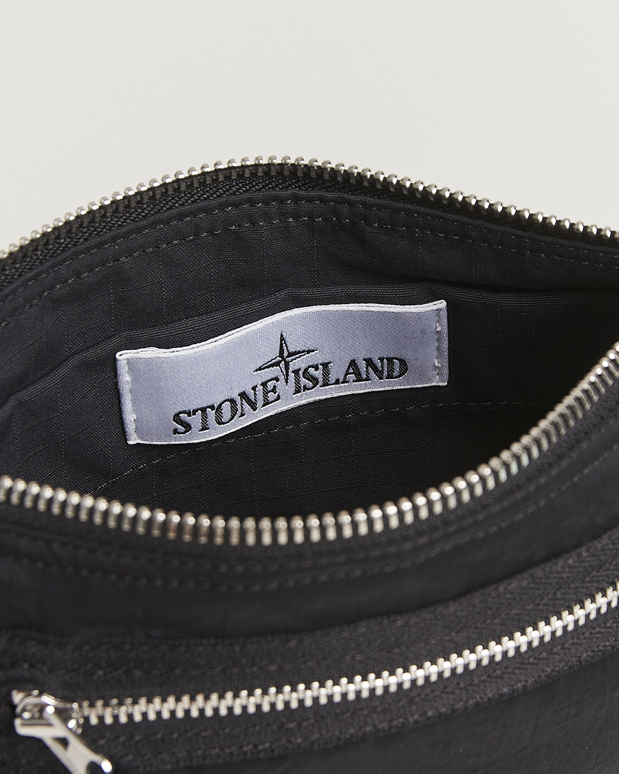 Herre | Lommebøker | Stone Island | Nylon Metal Zip Wallet Black