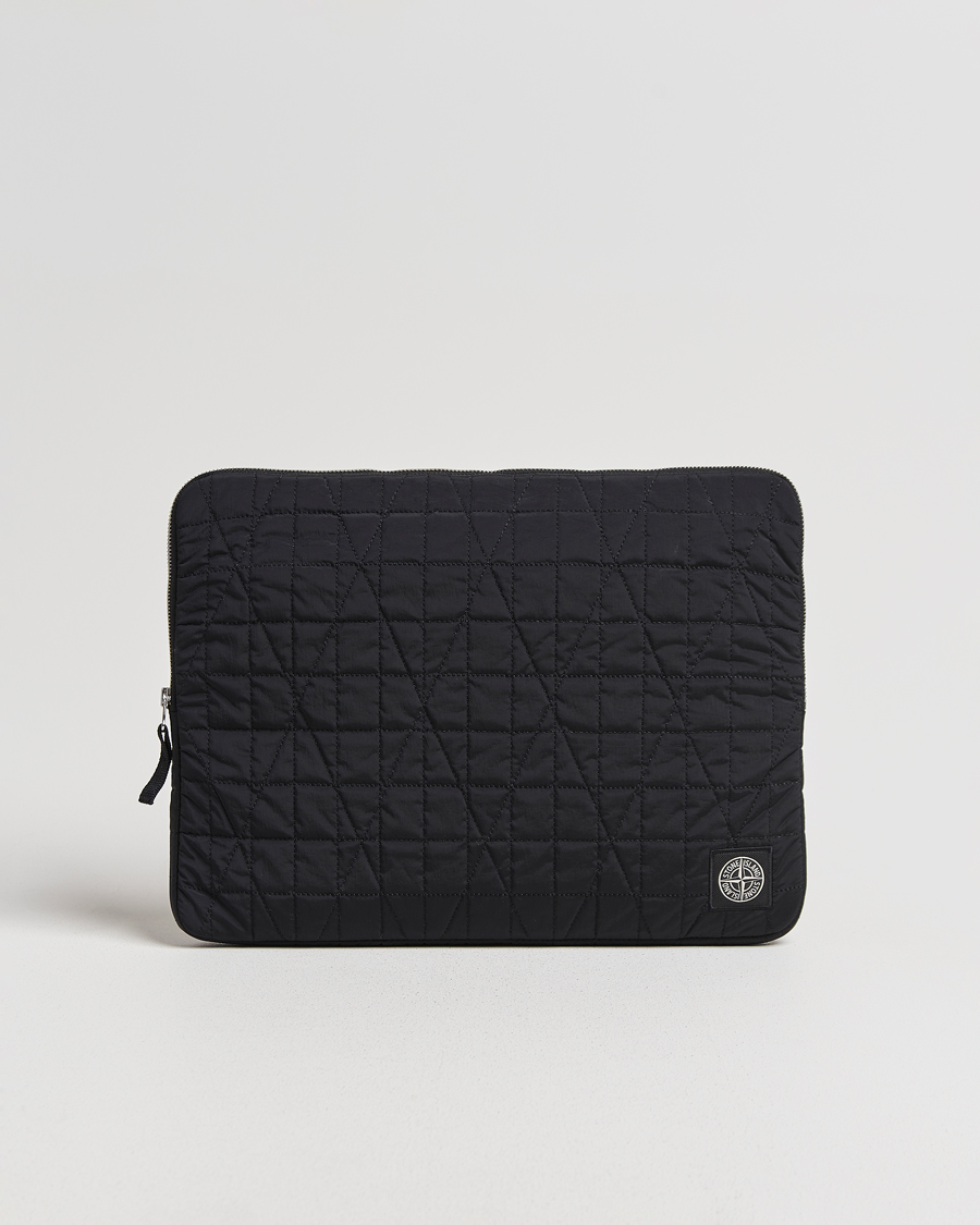Herre | Vesker | Stone Island | Quilted Nylon Metal Laptop Case Black