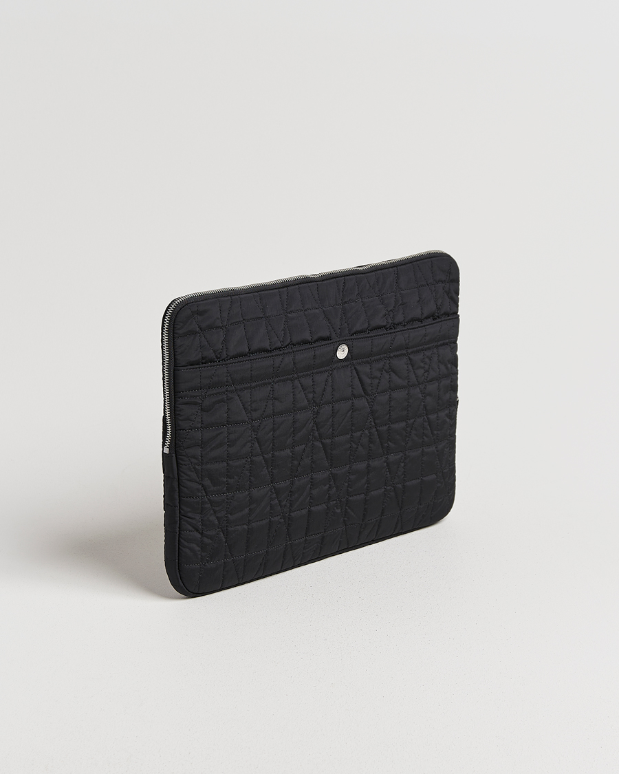 Herre | Vesker | Stone Island | Quilted Nylon Metal Laptop Case Black