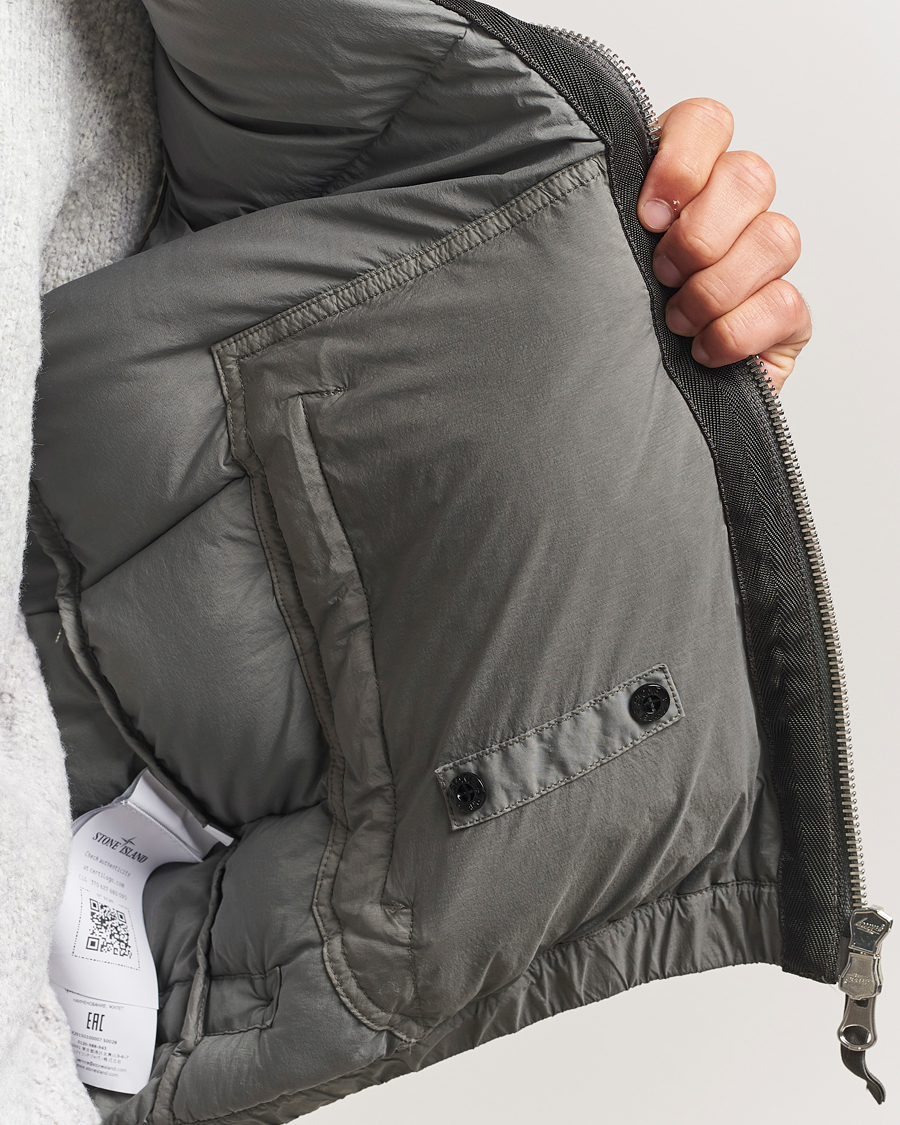 Herre | Vester | Stone Island | Seamless Tunnel Nylon Down Vest Cement