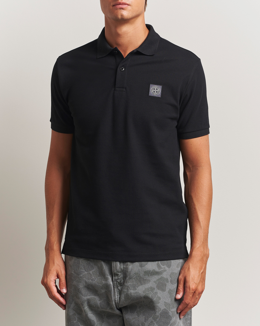 Herre | Pikéer | Stone Island | Organic Cotton Pique Polo Black