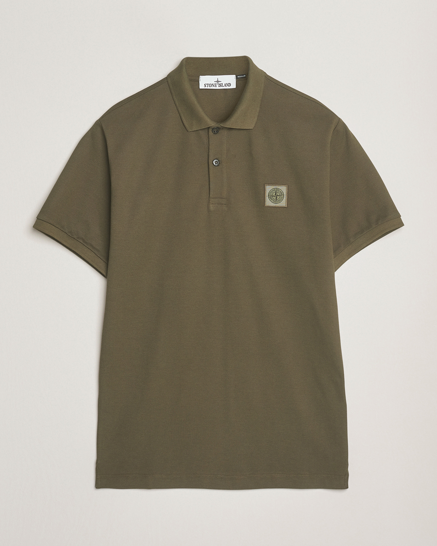 Herre | Pikéer | Stone Island | Organic Cotton Pique Polo Military Green