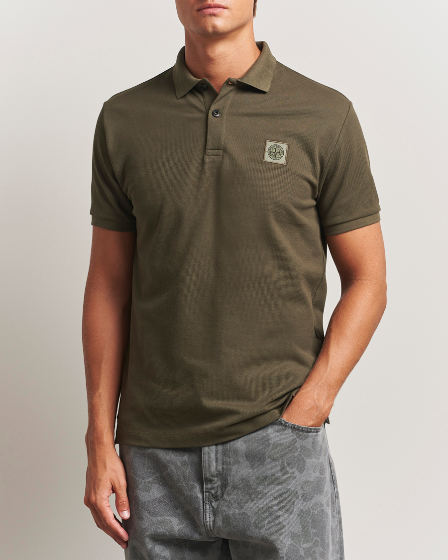 Herre | Pikéer | Stone Island | Organic Cotton Pique Polo Military Green