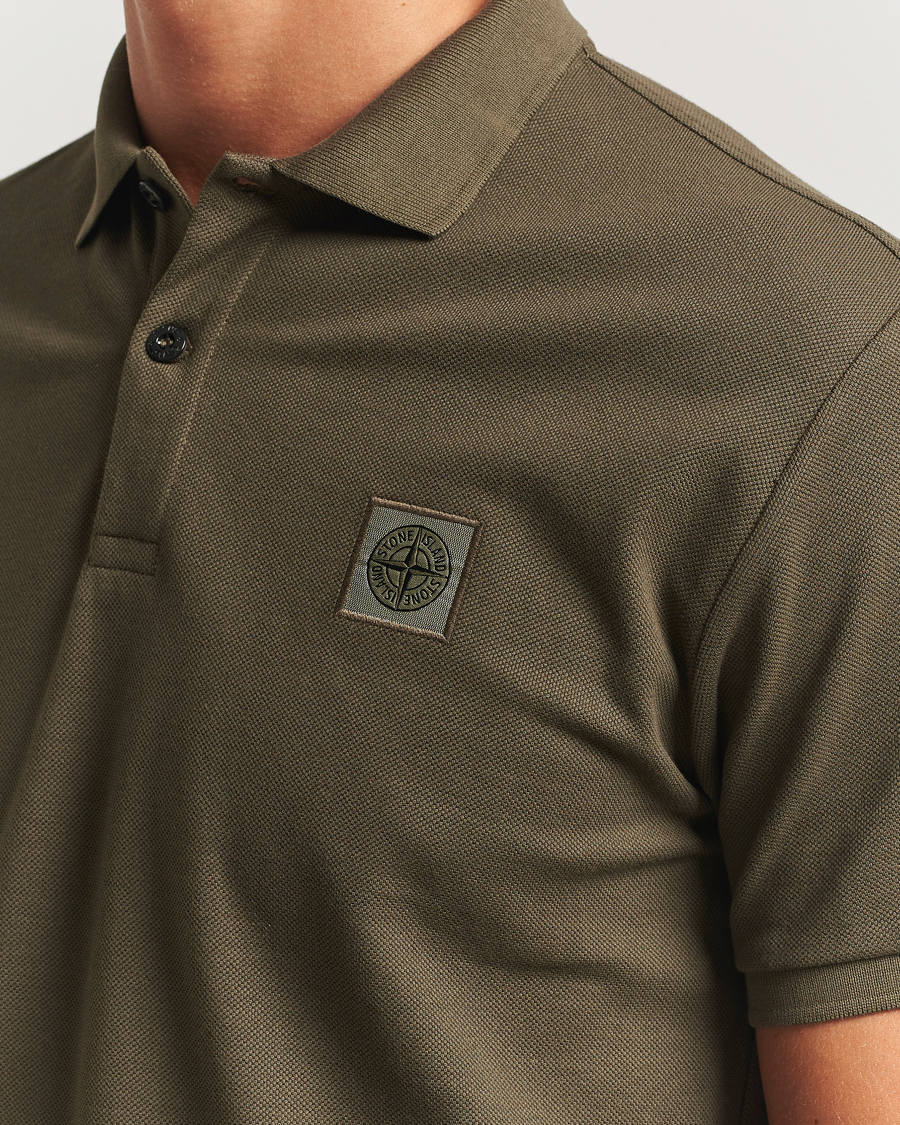 Herre | Pikéer | Stone Island | Organic Cotton Pique Polo Military Green