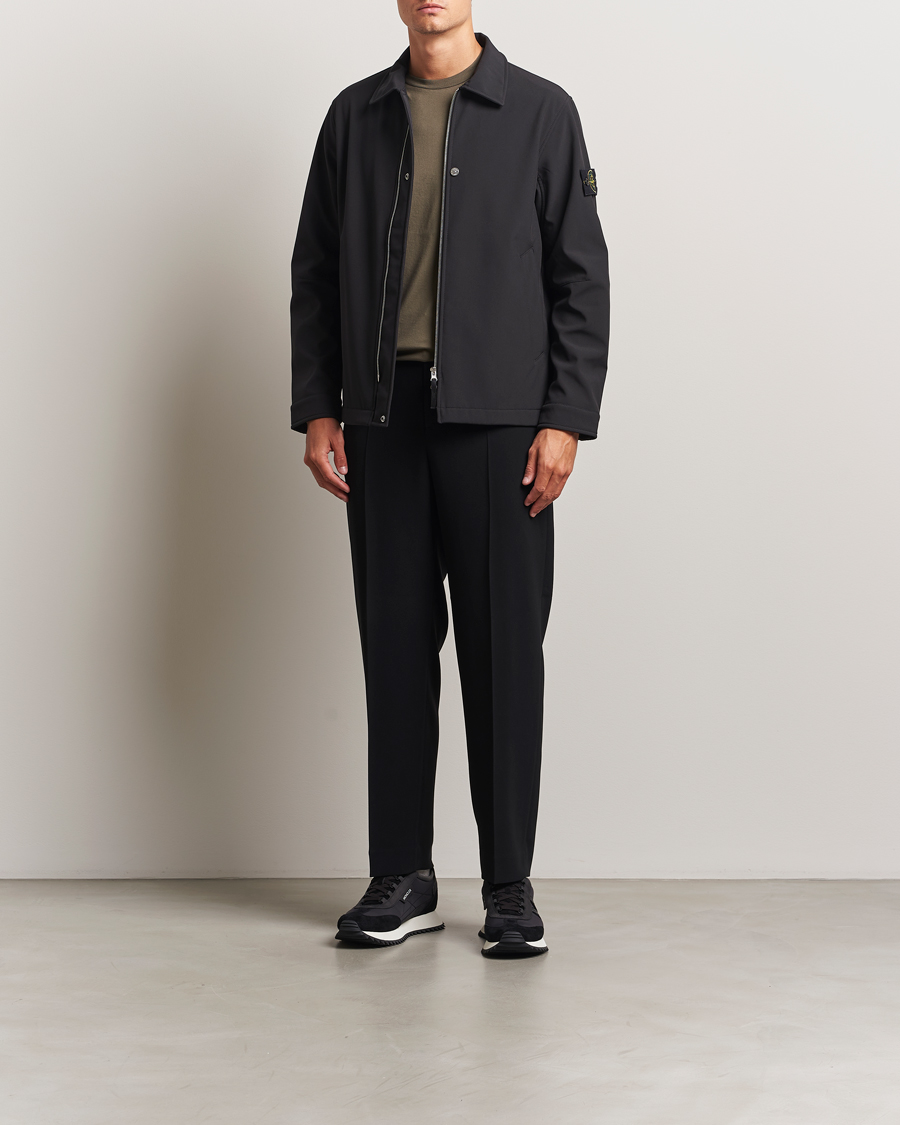 Herre | Jakker | Stone Island | Soft Shell Shirt Jacket Black