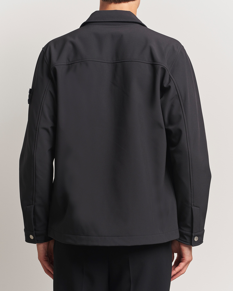 Herre | Jakker | Stone Island | Soft Shell Shirt Jacket Black