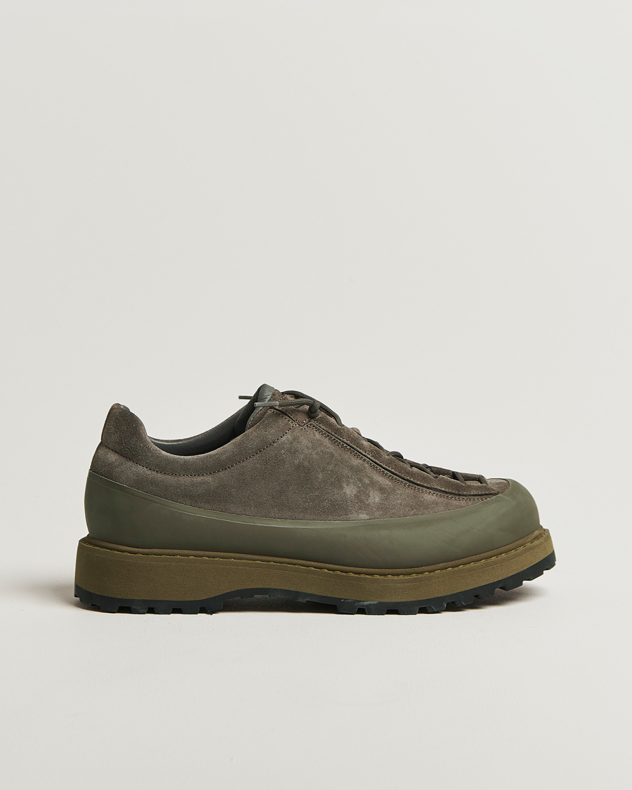 Herre | Sneakers | Stone Island | Low Top Suede Sneakers Military Green