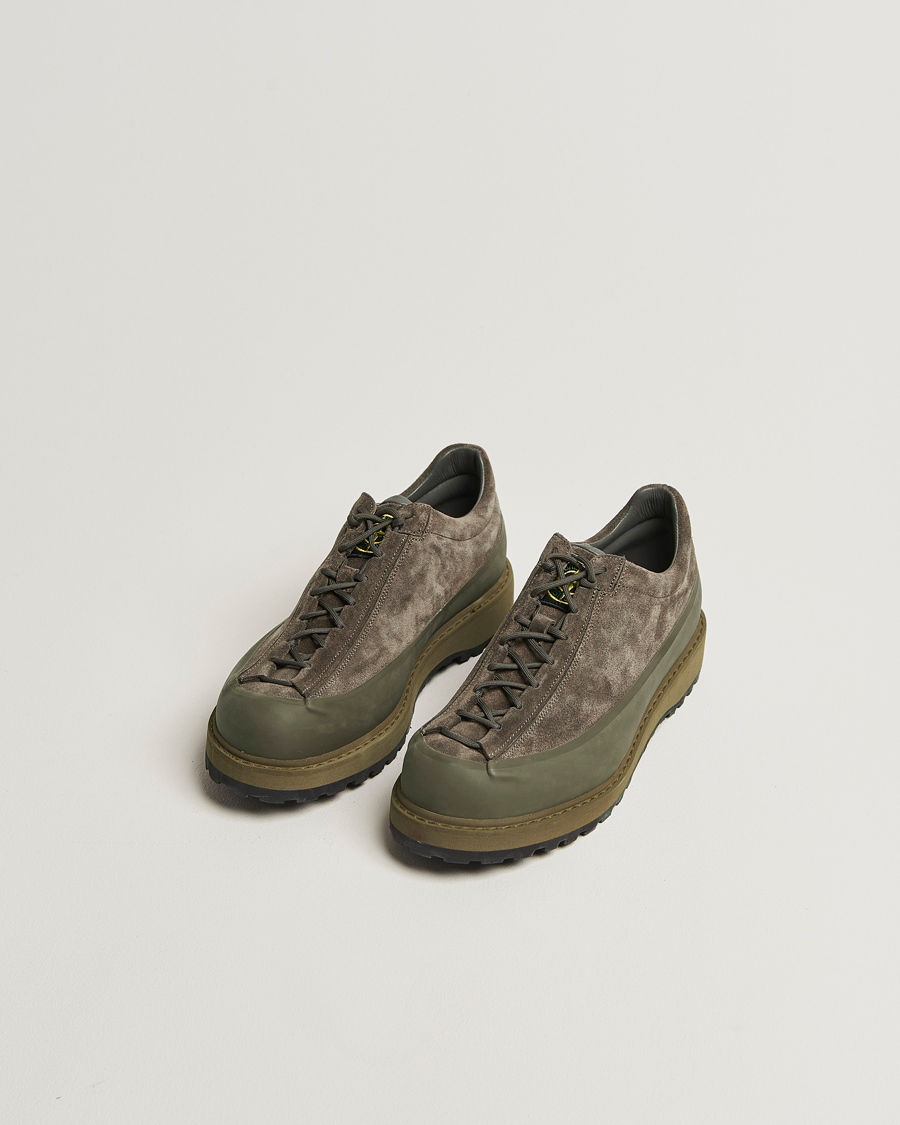 Herre | Sneakers | Stone Island | Low Top Suede Sneakers Military Green