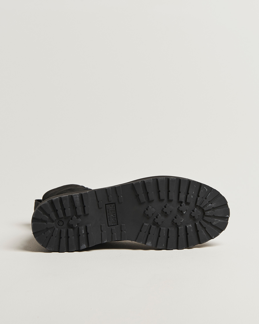 Herre | Støvler | Stone Island | Suede Hiking Boots Black