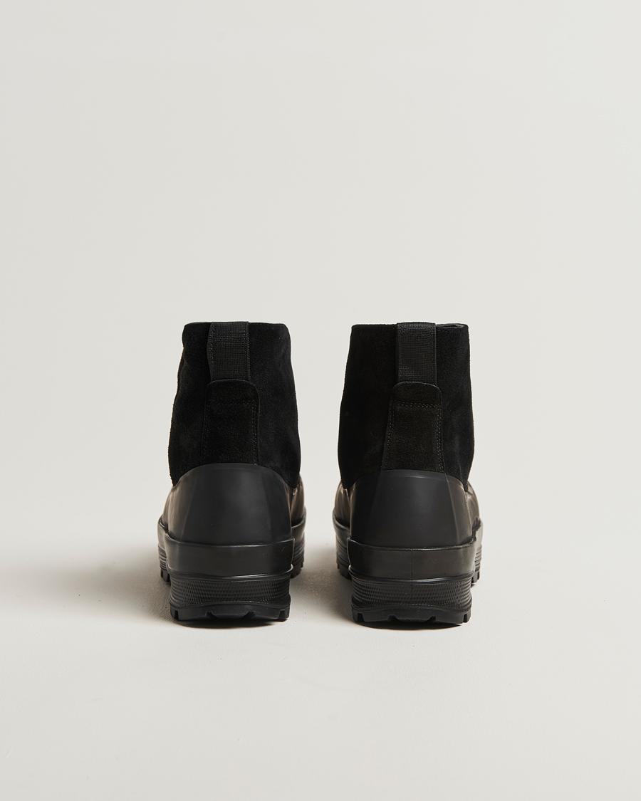 Herre | Støvler | Stone Island | Suede Boots Black
