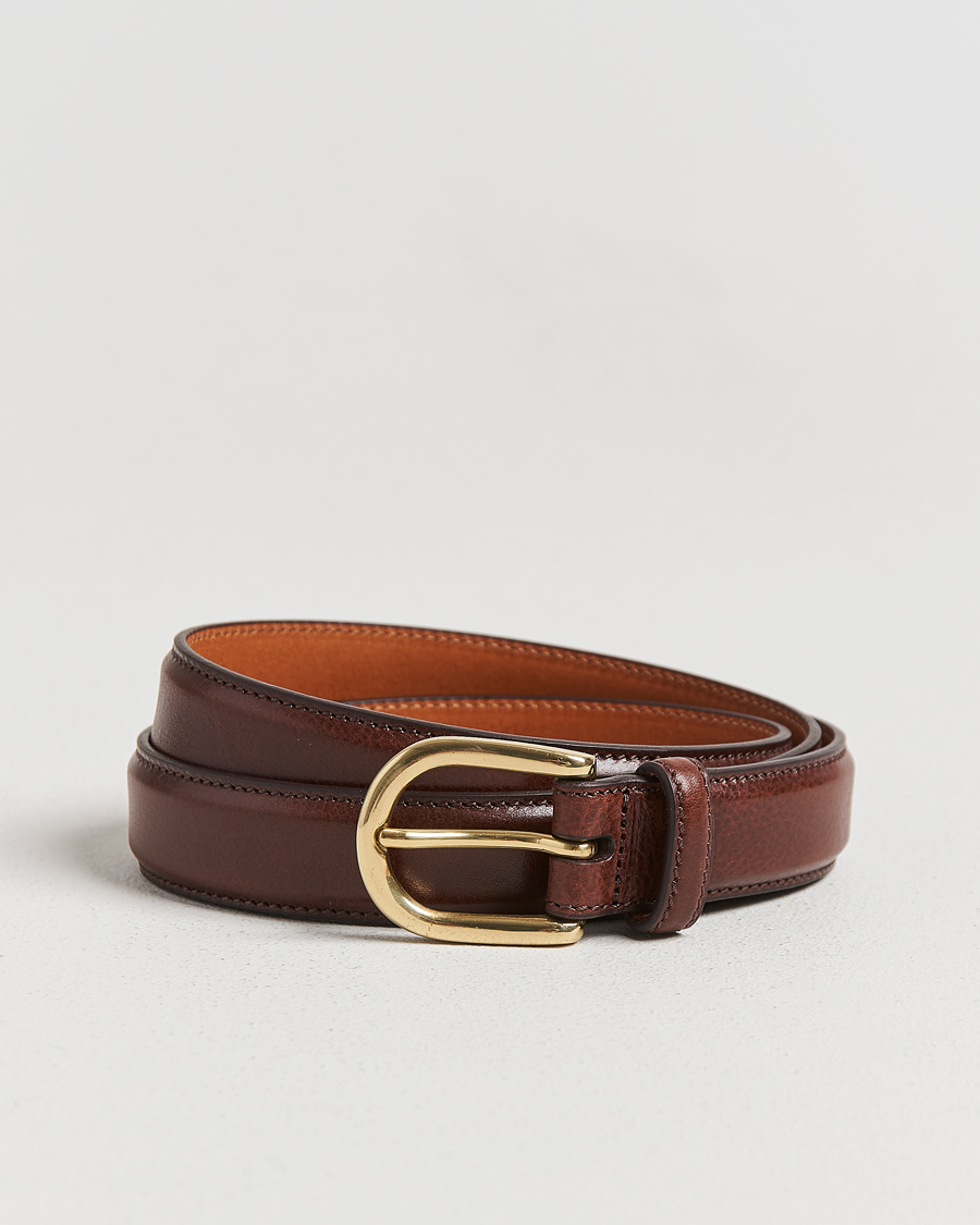 Herre | Belter | Kamakura Shirts | Vintage Ivy Horseshoe Buckle Belt Brown