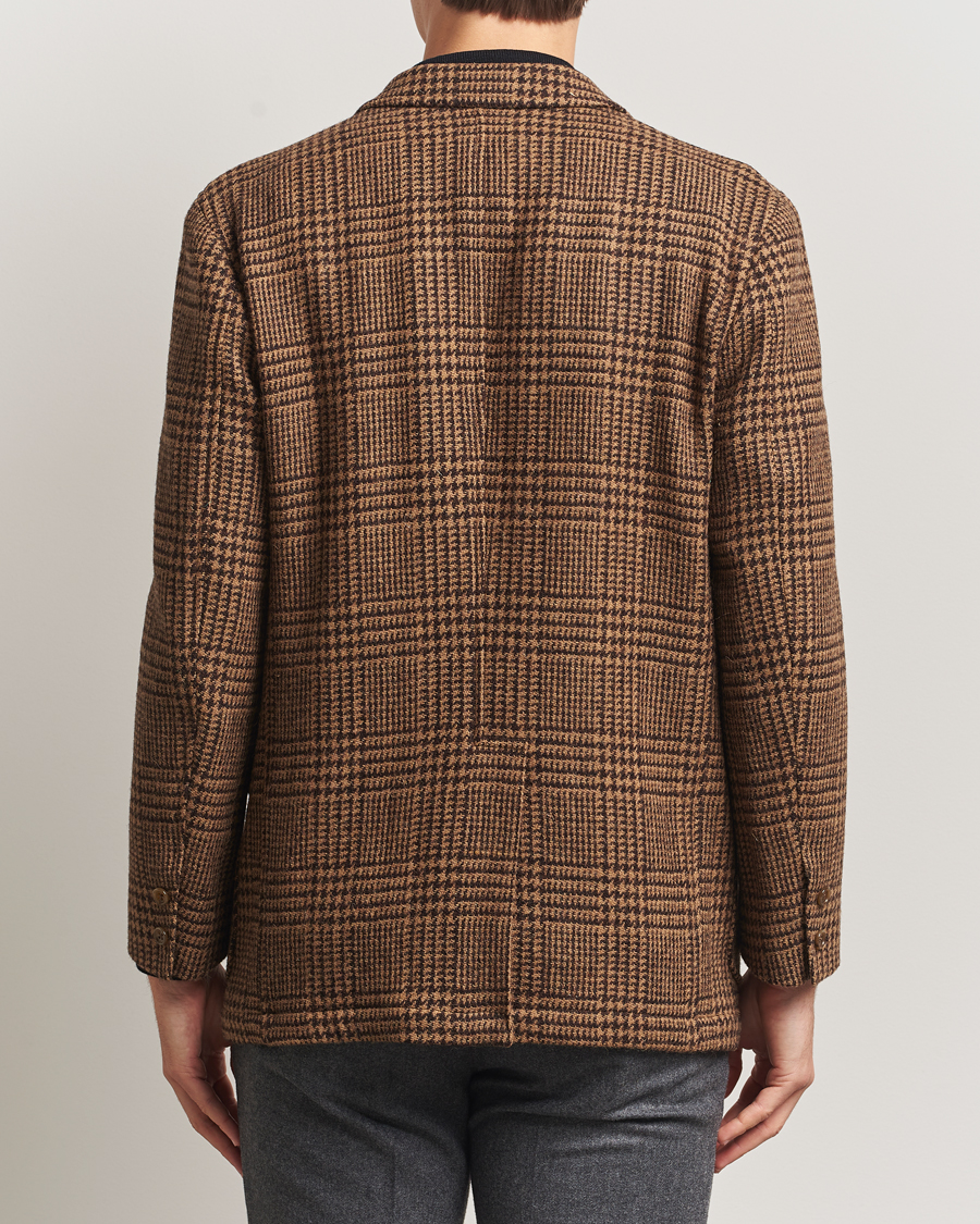 Herre | Dressjakker | Kamakura Shirts | Unconstructed Ivy Blazer Brown Glenplaid