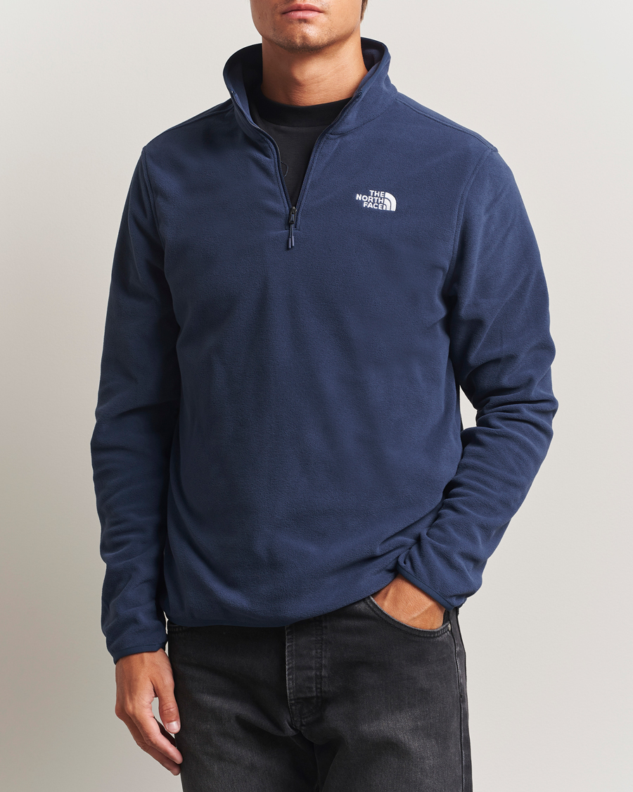 Herre | Gensere | The North Face | Glacier Fleece 1/4 Zip Navy