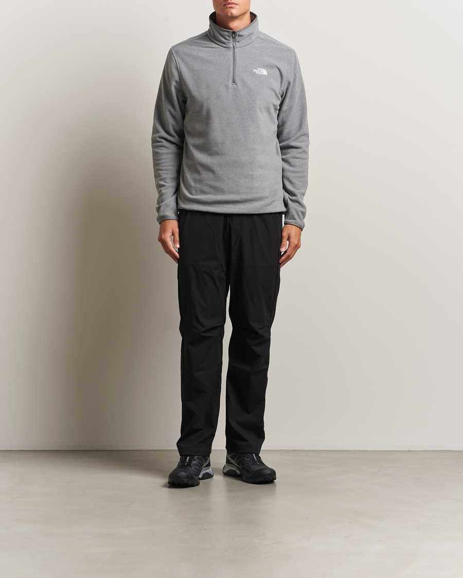 Herre | Gensere | The North Face | Glacier Fleece 1/4 Zip Grey