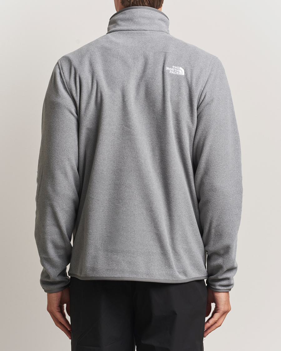Herre | Gensere | The North Face | Glacier Fleece 1/4 Zip Grey