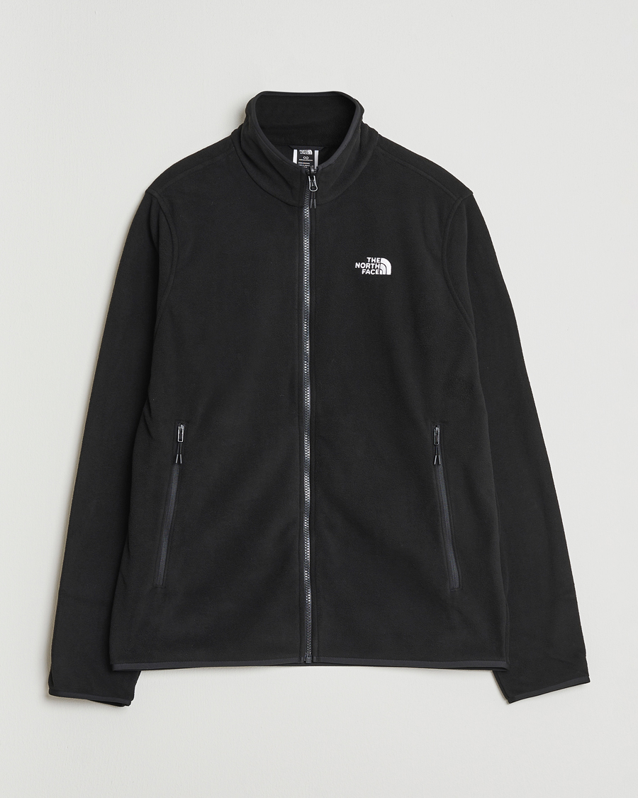 Herre | Gensere | The North Face | Glacier Fleece Full Zip Black