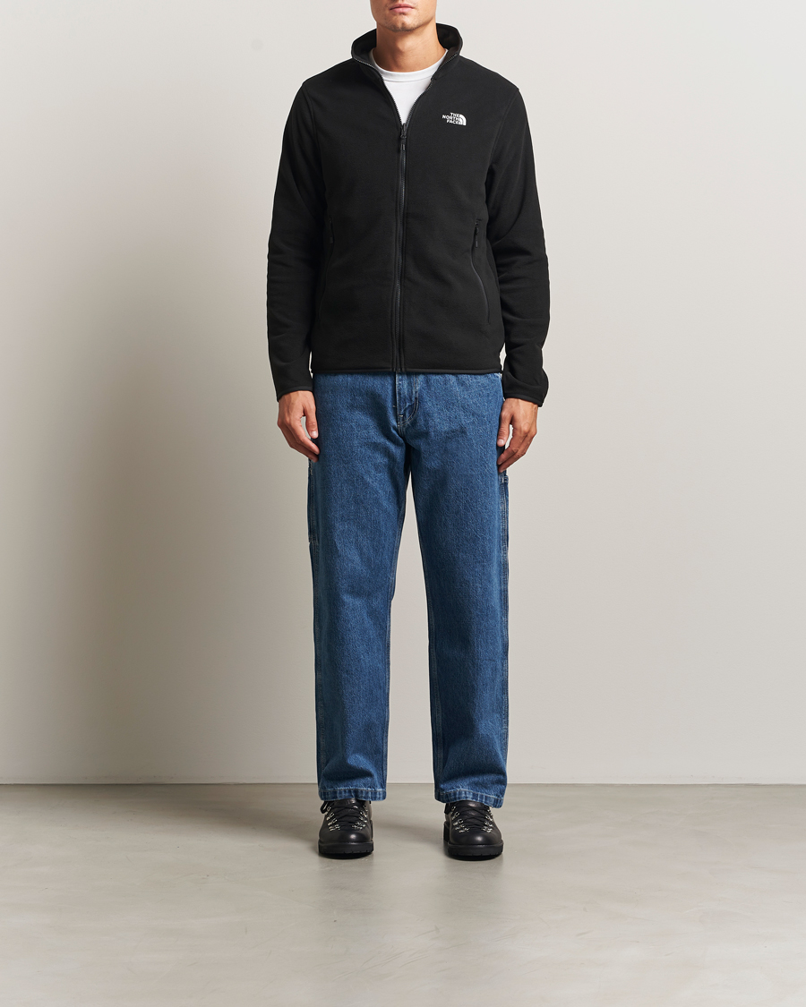 Herre | Gensere | The North Face | Glacier Fleece Full Zip Black