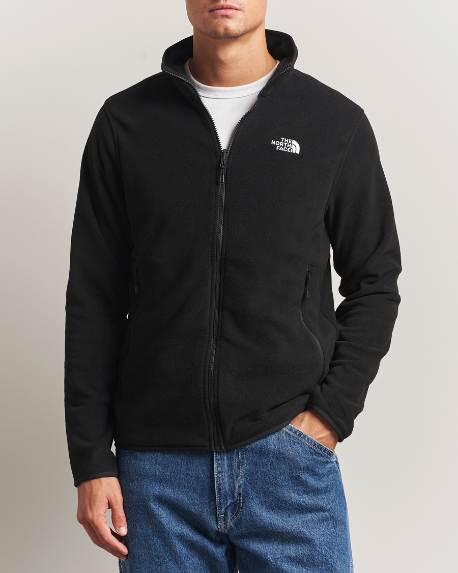 Herre | Gensere | The North Face | Glacier Fleece Full Zip Black