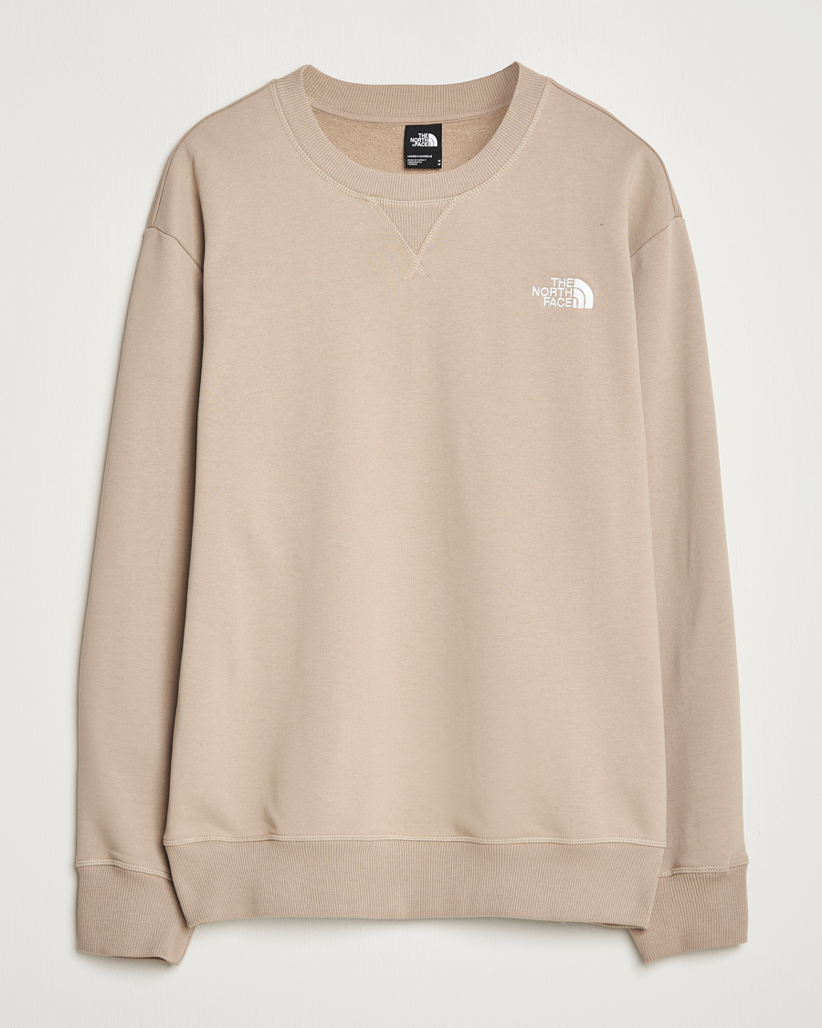 Herre | Gensere | The North Face | Essential Lite Crew Neck Beige
