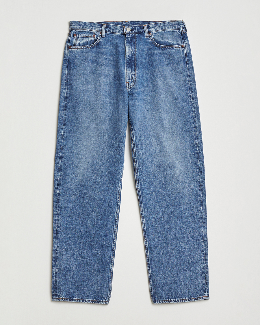 Herre | Skjorter | orSlow | 101 Dad Fit Jeans Denim Used