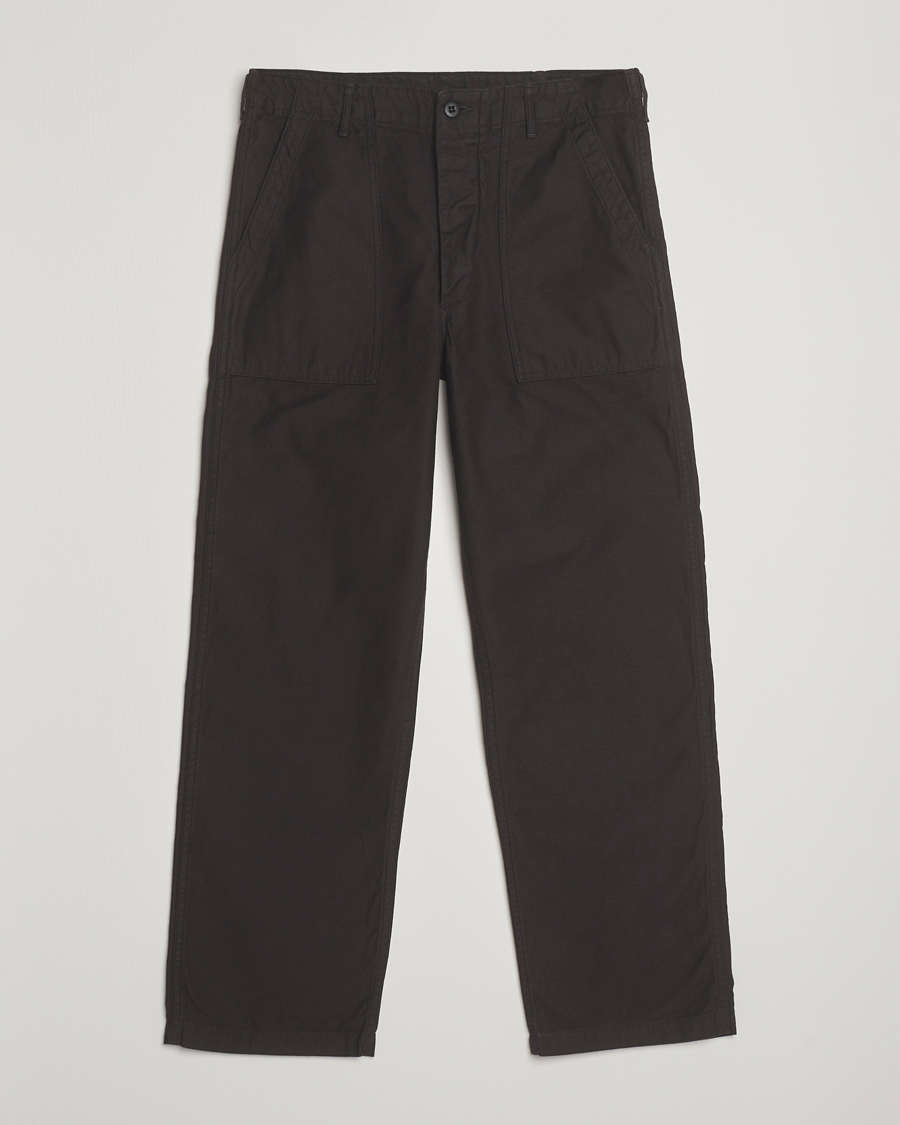 Herre | Bukser | orSlow | Regular Fit Original Sateen Fatigue Pants Black