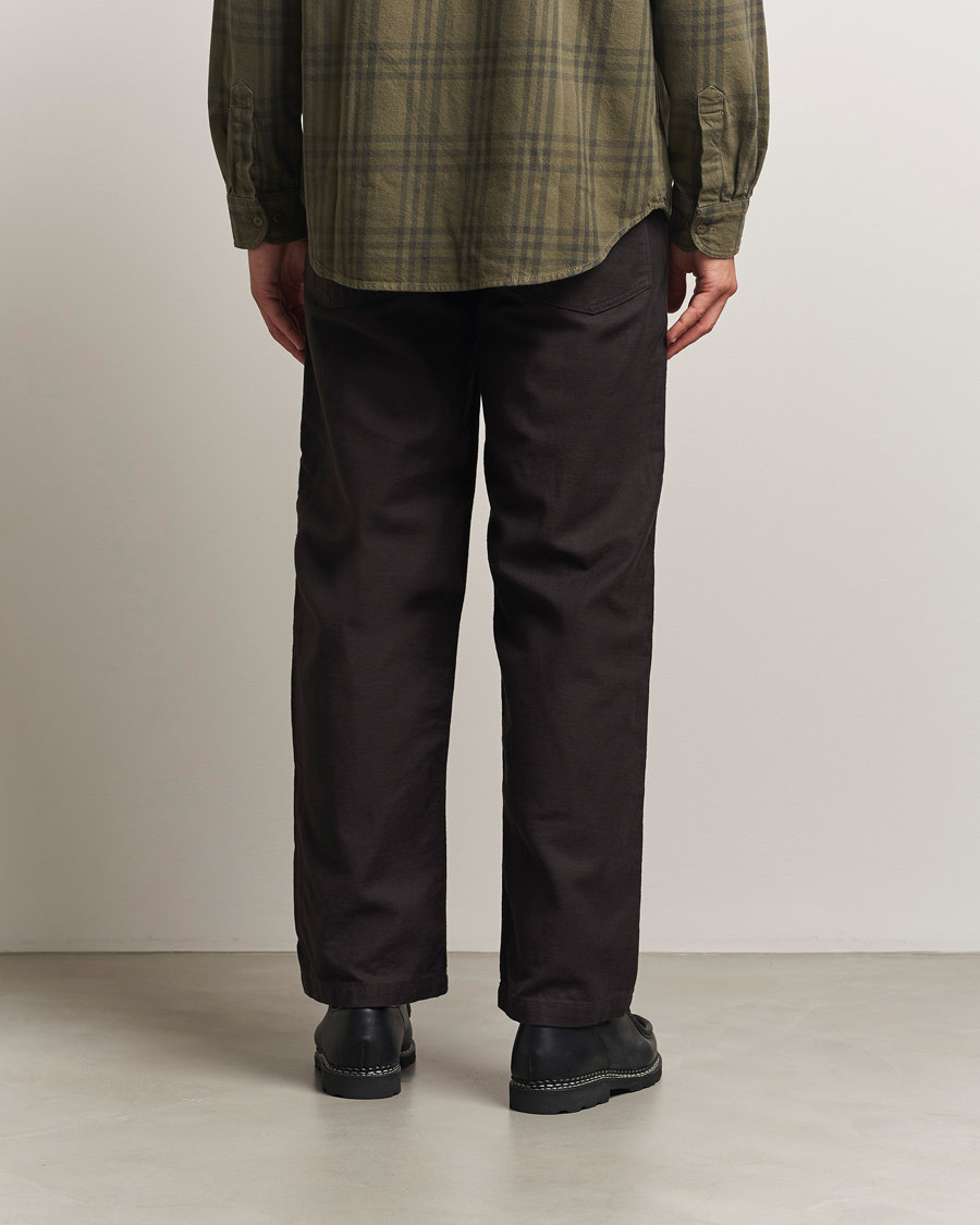 Herre | Bukser | orSlow | Regular Fit Original Sateen Fatigue Pants Black